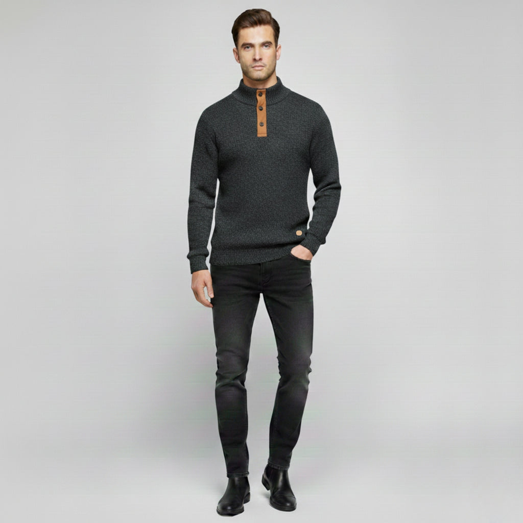 Stand Up Collar Sweater