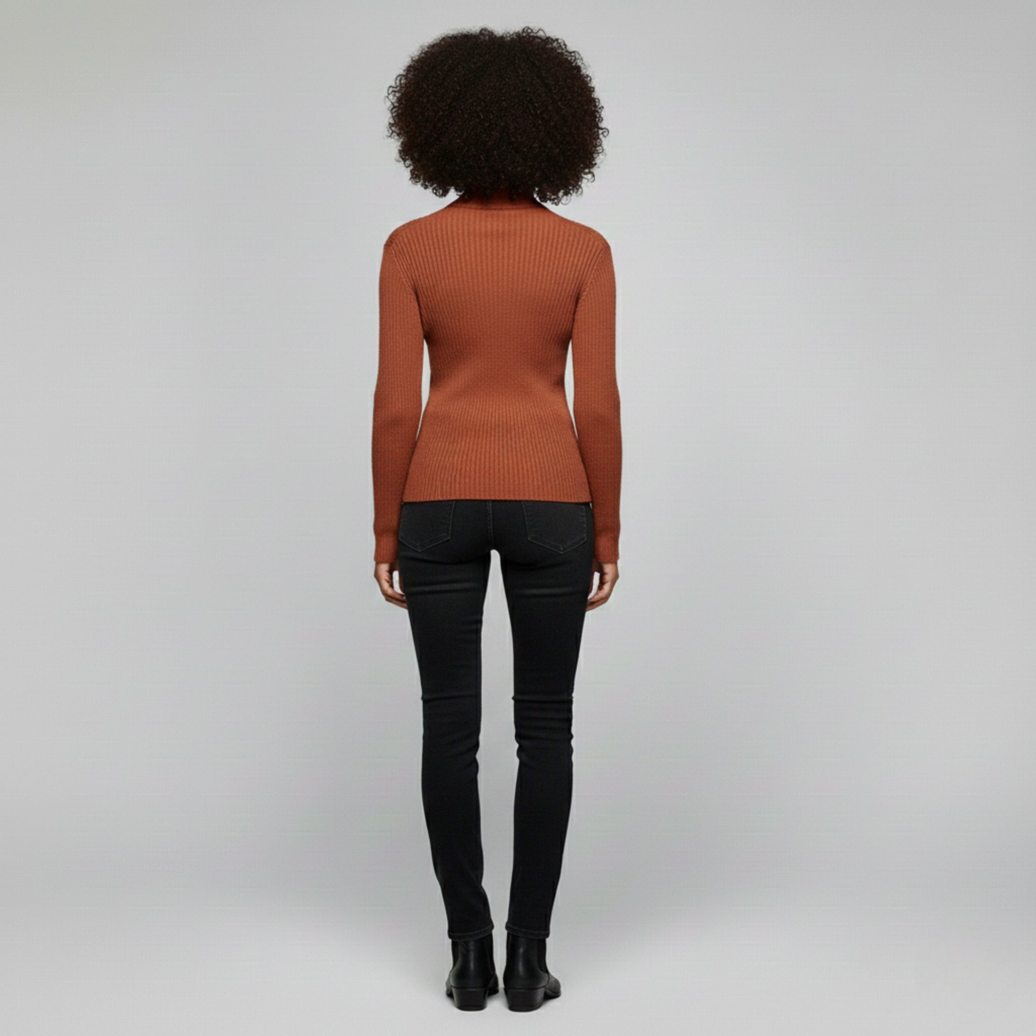 Merino Wool Turtleneck Sweater