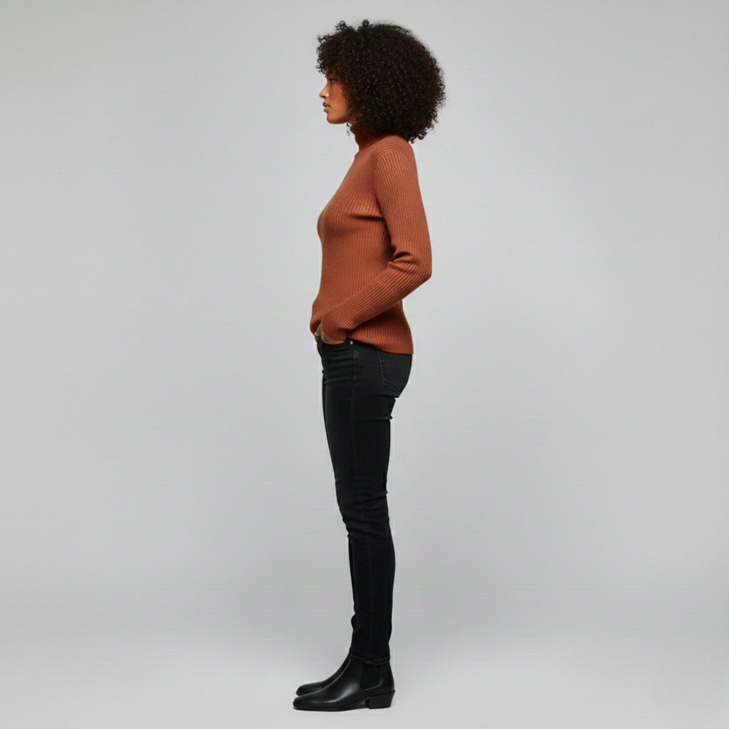 Merino Wool Turtleneck Sweater