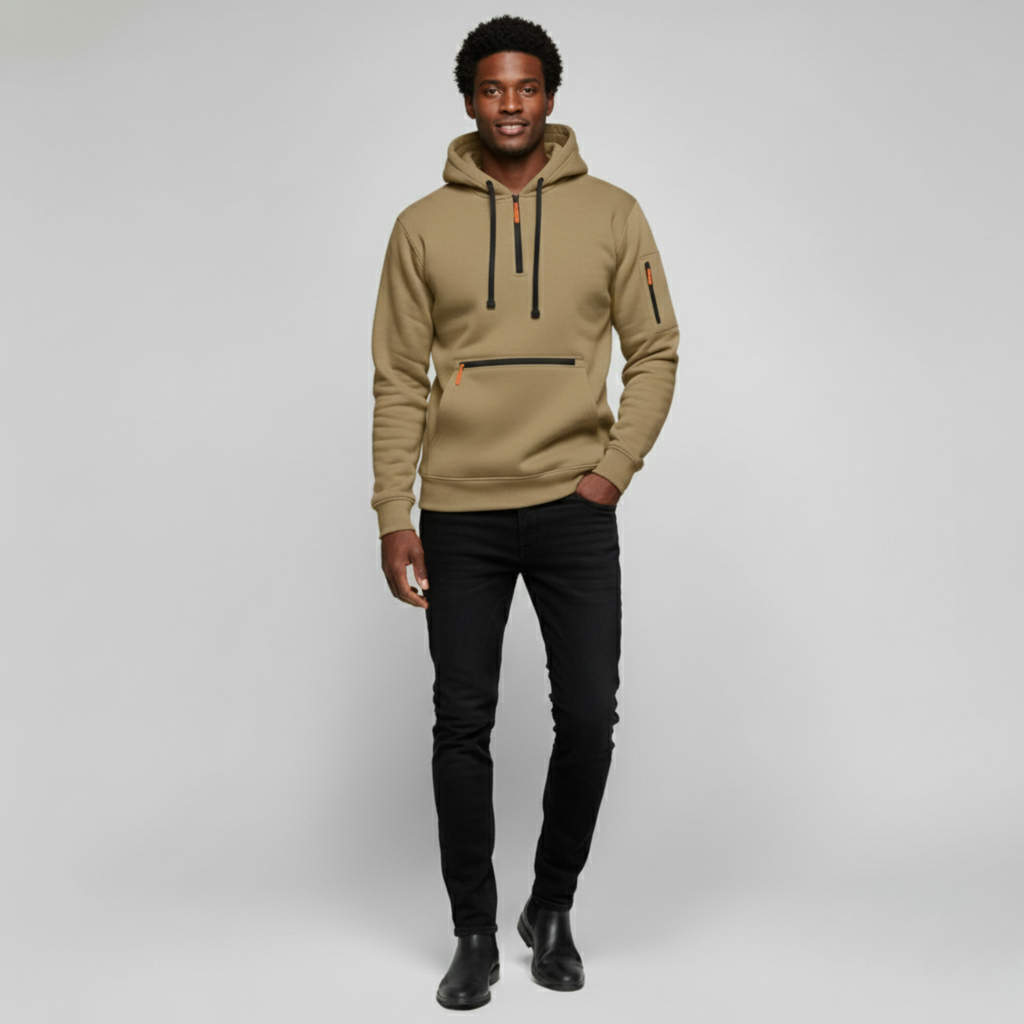 Hooded Zip Sweater