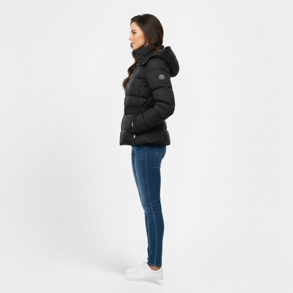 Belted Puffer Jacket