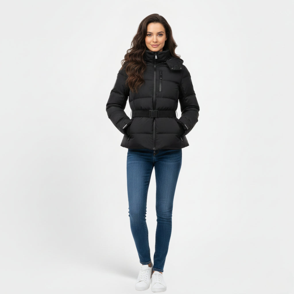Belted Puffer Jacket