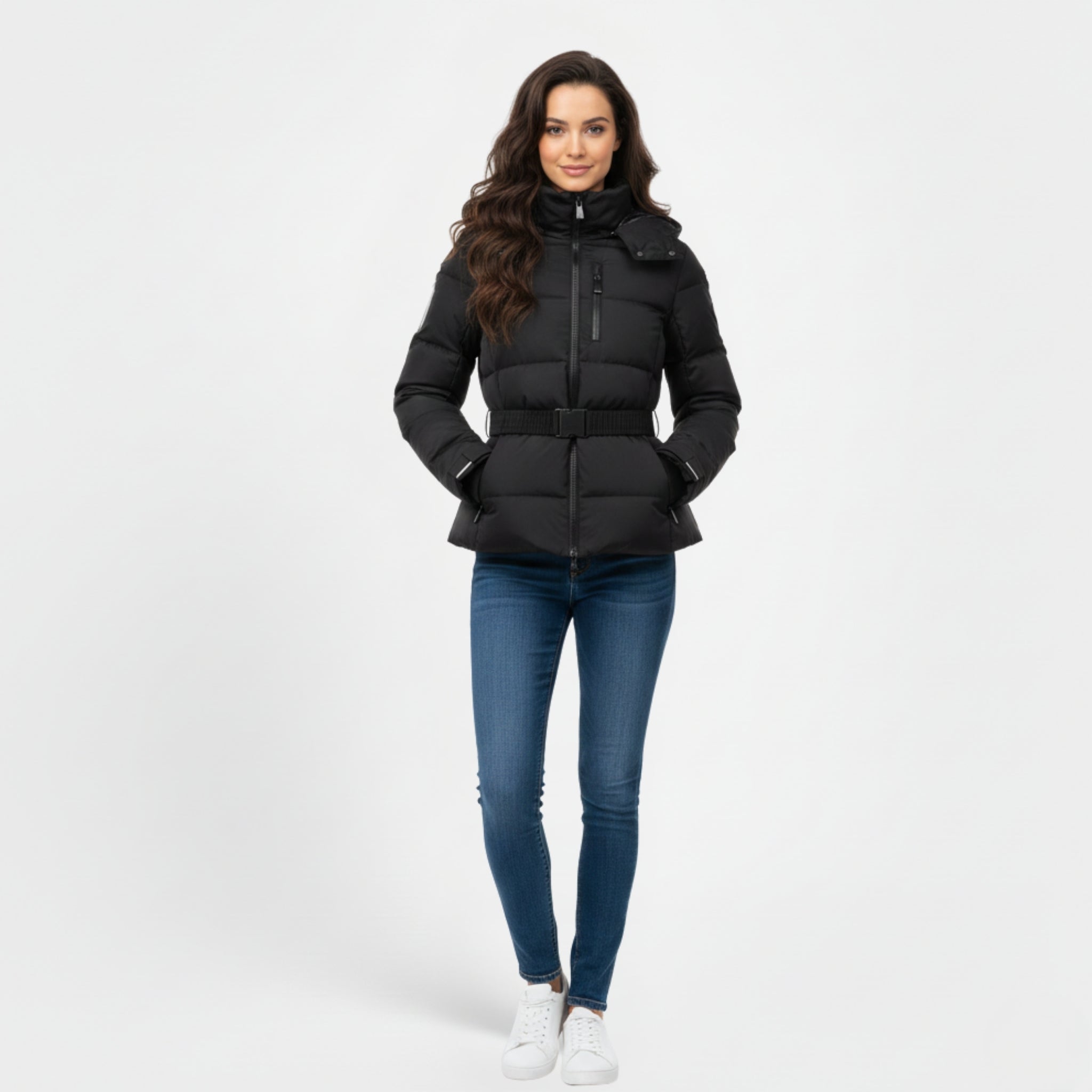 Belted Puffer Jacket