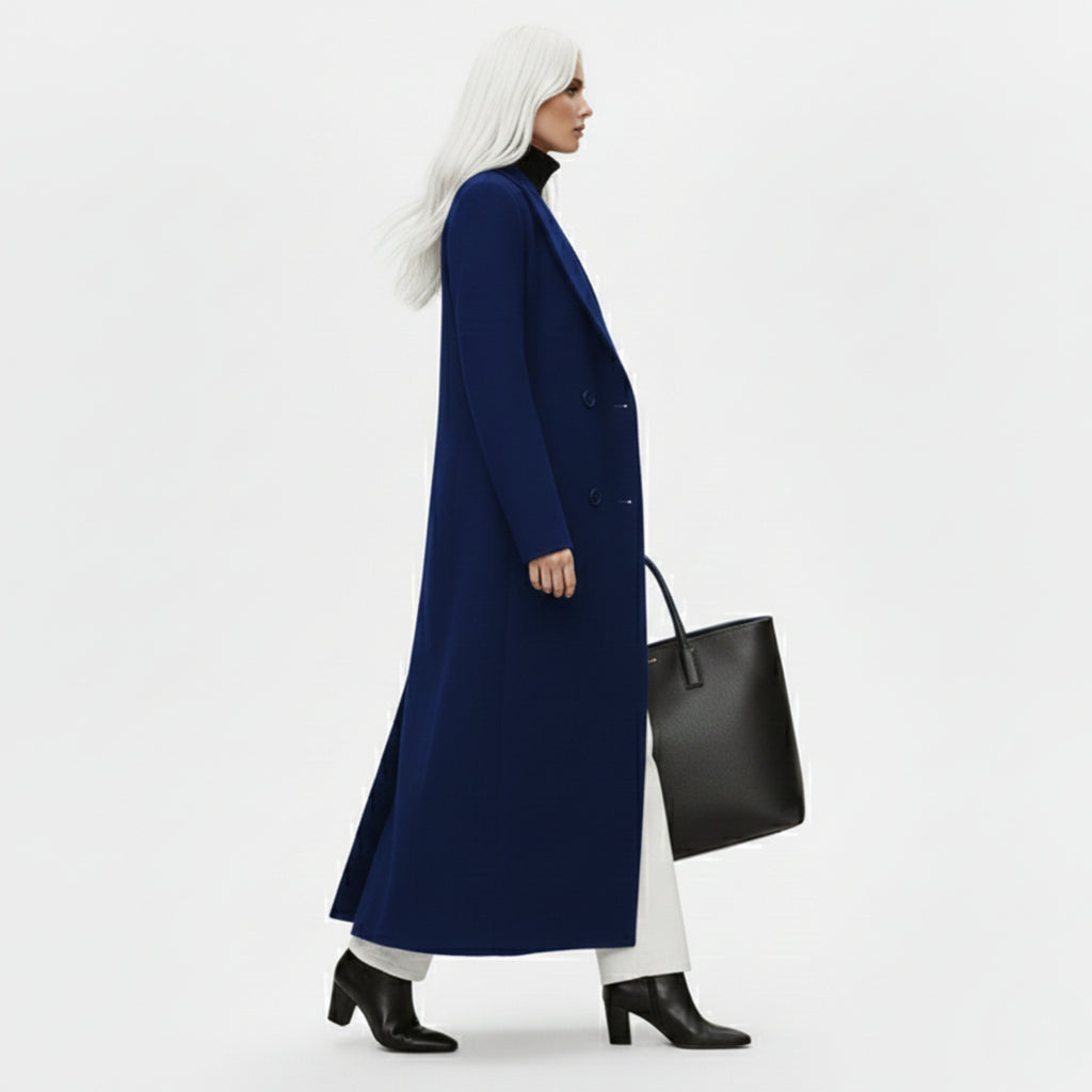 Structured Wool Blend Winter Coat