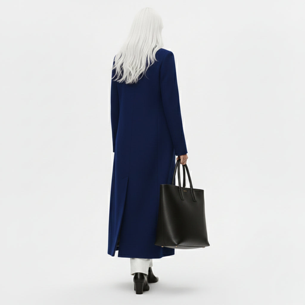 Structured Wool Blend Winter Coat