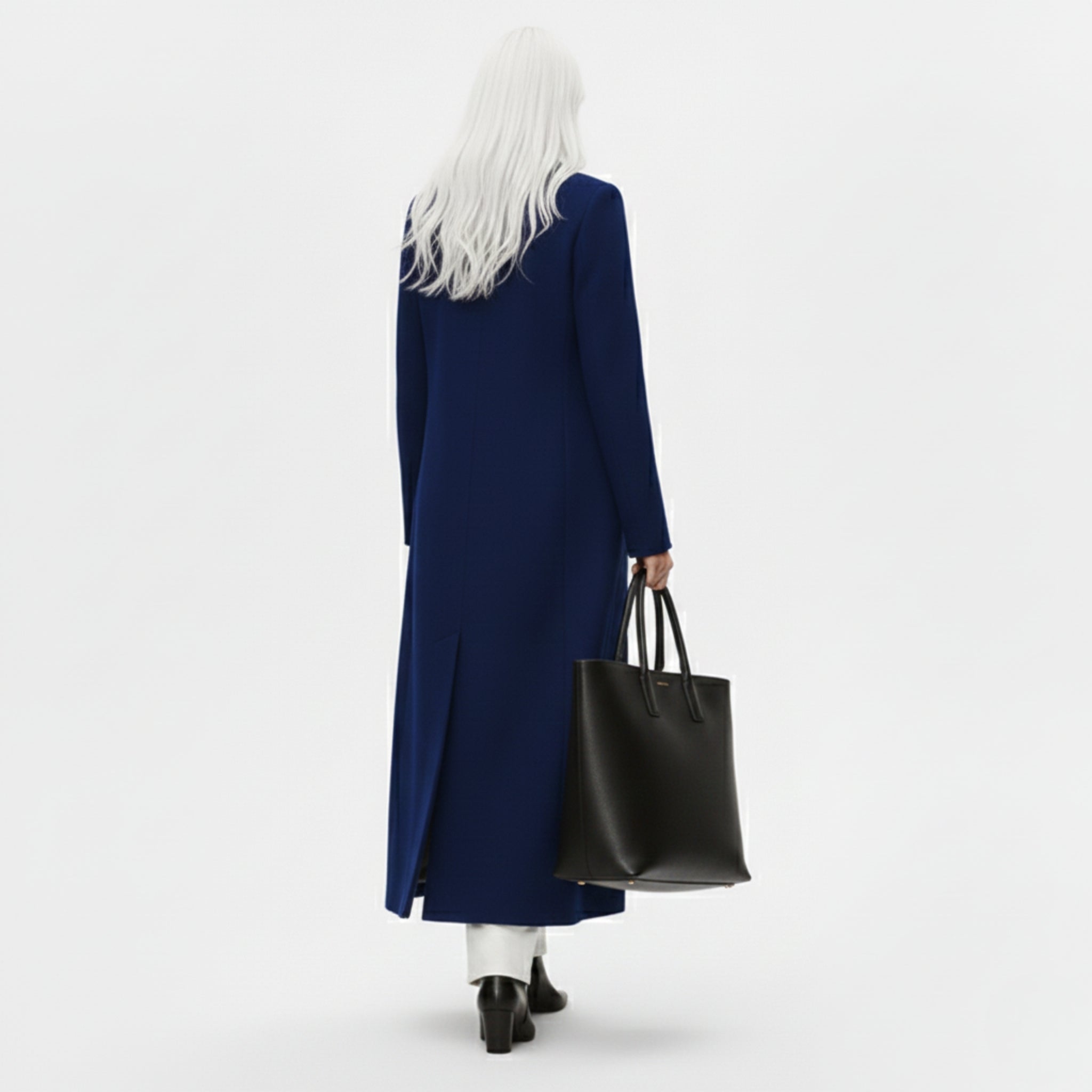 Structured Wool Blend Winter Coat