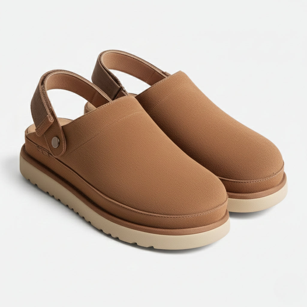 Leather Slip On Slippers