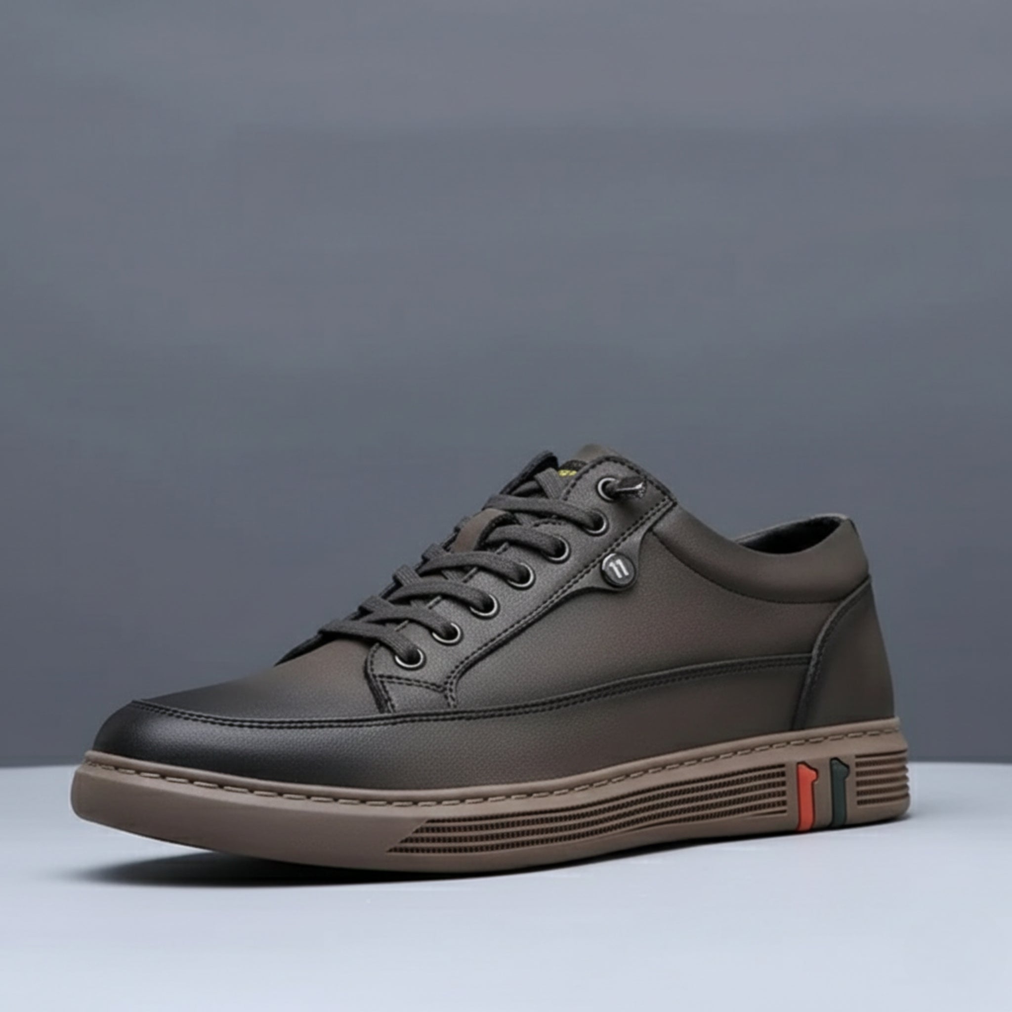 Leather Look Sneaker