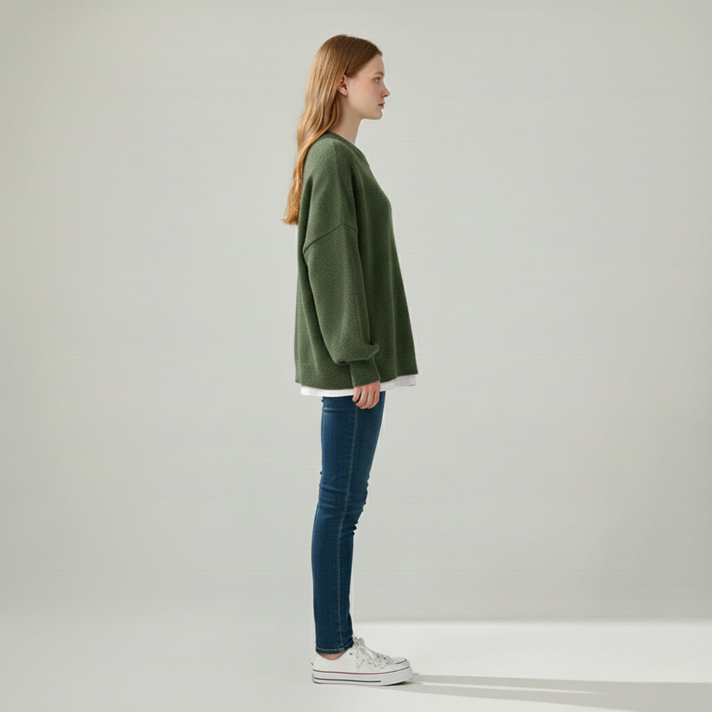 Dropped Shoulder Sweater